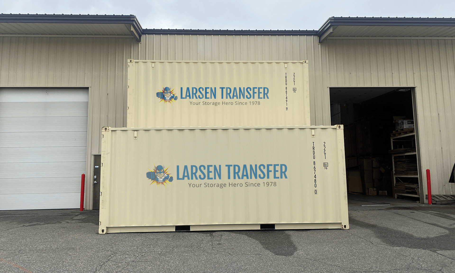 Larsen Transfer Conex boxes